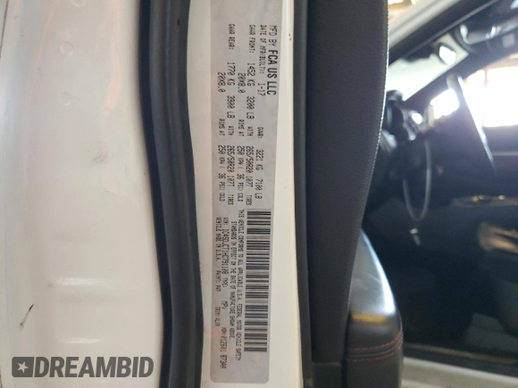 2017 Dodge Durango R/T with VIN 1C4SDJCT1HC791108, listed as a Copart auction lot 55536805 with 160,046 mi miles and Clean Title. Bid and sale history available at DreamBid. Image 13.