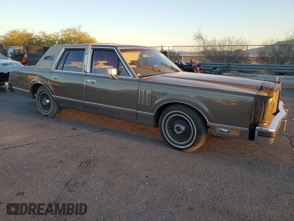1980 Lincoln Continental with VIN 0Y90G643044, listed as a Copart auction lot 80618964 with 14,372 mi miles and Clean Title. Bid and sale history available at DreamBid. Image 4.