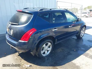 2003 Nissan Murano SL with VIN JN8AZ08W03W222708, listed as a IAAI auction lot 41792401 with 263,843 mi miles. Bid and sale history available at carsss.com. Image 4.