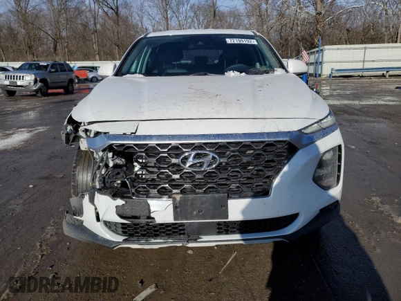 2020 Hyundai Santa Fe SE with VIN 5NMS2CAD6LH293025, listed as a Copart auction lot 72199192 with 24,059 mi miles. Bid and sale history available at carsss.com. Image 5.