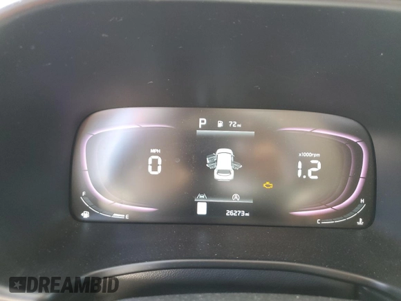 2023 Kia Soul LX with VIN KNDJ23AU5P7861158, listed as a Copart auction lot 52641165 with 26,273 mi miles and Salvage Title. Bid and sale history available at DreamBid. Image 9.
