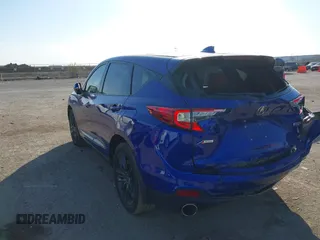 2022 Acura RDX w/A-Spec Package with VIN 5J8TC1H68NL005814, listed as a IAAI auction lot 41222256 with 32,585 mi miles and . Bid and sale history available at carsss.com. Image 3.