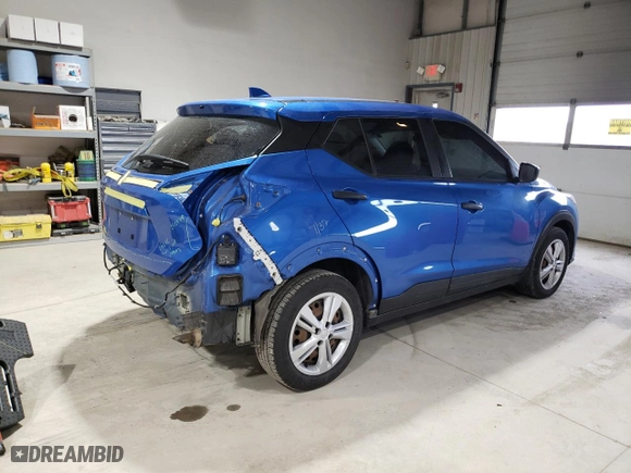 2022 Nissan Kicks S with VIN 3N1CP5BV0NL518203, listed as a Copart auction lot 50090985 with 70,541 mi miles and Salvage Title. Bid and sale history available at carsss.com. Image 3.