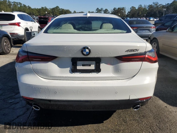 2021 BMW 4 Series 430i with VIN WBA53AP03MCF97965, listed as a Copart auction lot 82152154 with 41,854 mi miles and Salvage Title. Bid and sale history available at DreamBid. Image 6.