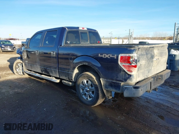 2013 Ford F-150 XL with VIN 1FTFW1ET7DFE08225, listed as a IAAI auction lot 41456280 with 161,922 mi miles. Bid and sale history available at carsss.com. Image 3.