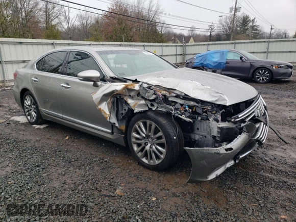2017 Lexus LS 460 with VIN JTHBL5EF1H5145295, listed as a Copart auction lot 42966075 with Not provided miles and Salvage title. Bid and sale history available at DreamBid. Image 4.