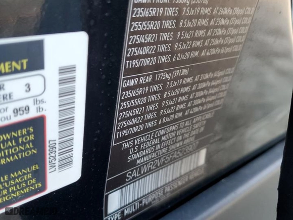 2015 Land Rover Range Rover Sport HSE with VIN SALWR2VF5FA523907, listed as a Copart auction lot 49797865 with 143,835 mi miles and Salvage Title. Bid and sale history available at carsss.com. Image 13.