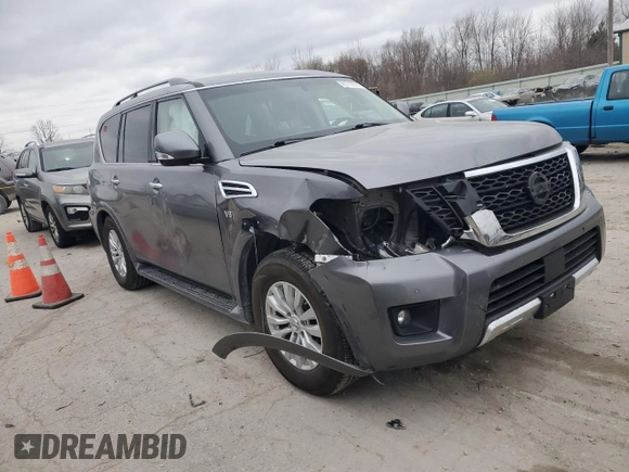 2018 Nissan Armada SV with VIN JN8AY2NC5J9553241, listed as a Copart auction lot 81719714 with 123,570 mi miles and Salvage Title. Bid and sale history available at carsss.com. Image 4.