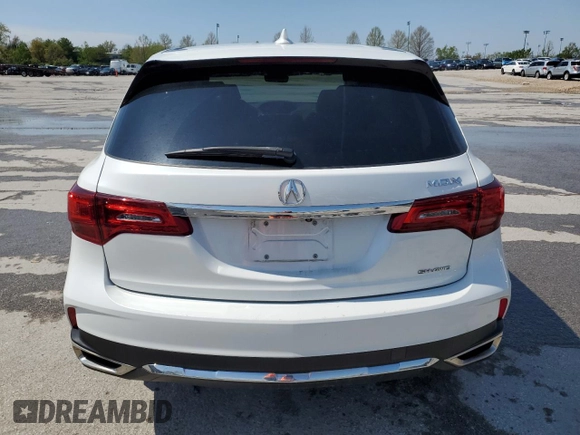 2020 Acura MDX with VIN 5J8YD4H36LL043842, listed as a Copart auction lot 53563845 with 50,071 mi miles and Salvage title. Bid and sale history available at DreamBid. Image 6.