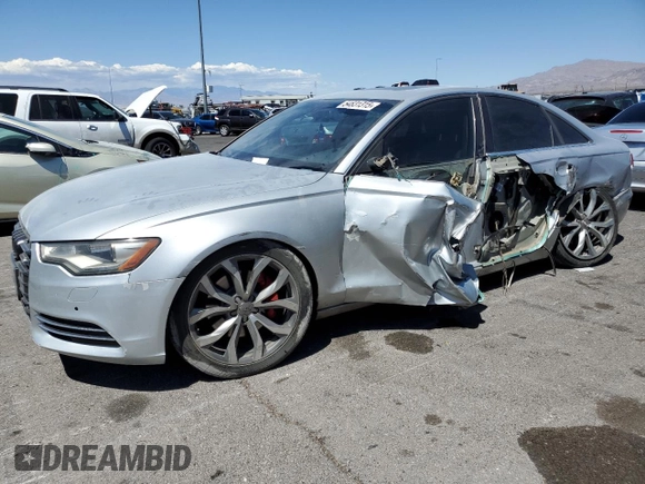 2015 Audi A6 with VIN WAUGFBFC5FN020229, listed as a Copart auction lot 54831315 with Not provided miles and Salvage title. Bid and sale history available at DreamBid. Image 1.
