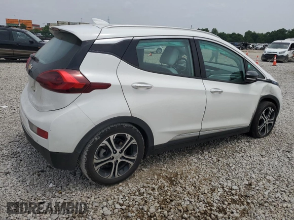 2017 Chevrolet Bolt EV Premier z VIN 1G1FX6S04H4143729, wystawiony jako Copart lot #61012435 z przebiegiem 54 277 mil mil oraz Szkoda całkowita • Salvage title. Historia ofert i sprzedaży dostępna na DreamBid. Obrazek 3.
