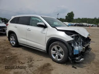 2014 Toyota Highlander Limited with VIN 5TDDCRFH7ES006618, listed as a Copart auction lot 59916665 with 56,290 mi miles and Salvage title. Bid and sale history available at DreamBid. Image 4.