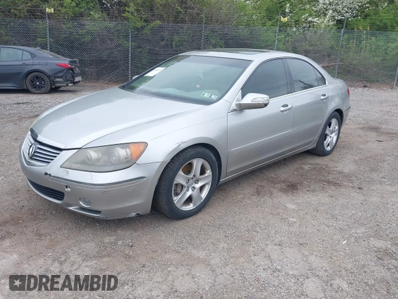 2008 Acura RL Tech Pkg with VIN JH4KB16698C003234, listed as a IAAI auction lot 42016577 with 1 mi miles. Bid and sale history available at carsss.com. Image 2.