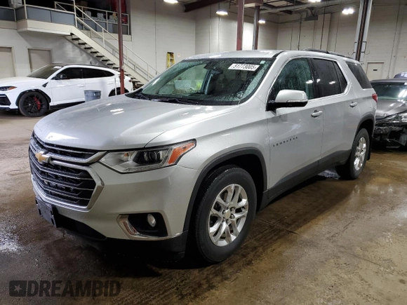 2019 Chevrolet Traverse LT Cloth with VIN 1GNEVGKW4KJ149713, listed as a Copart auction lot 51773005 with 62,403 mi miles and Salvage Title. Bid and sale history available at carsss.com. Image 1.