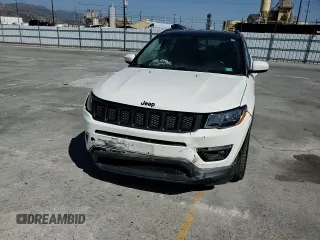2019 Jeep Compass Altitude with VIN 3C4NJCBB4KT833213, listed as a Copart auction lot 57519955 with 82,738 mi miles and Salvage title. Bid and sale history available at DreamBid. Image 14.