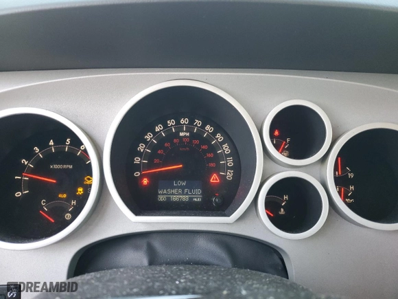 2007 Toyota Tundra LTD with VIN 5TBDV58167S485290, listed as a Copart auction lot 41499735 with 166,783 mi miles and Salvage Title. Bid and sale history available at carsss.com. Image 9.