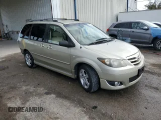 2005 Mazda MPV LX z VIN JM3LW28J450548215, wystawiony jako Copart lot #84566794 z przebiegiem 164 916 mil mil oraz Szkoda całkowita • Salvage title. Historia ofert i sprzedaży dostępna na DreamBid. Obrazek 4.