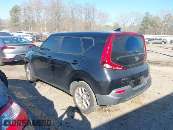 2020 Kia Soul LX with VIN KNDJ23AU5L7057436, listed as a IAAI auction lot 41503824 with 89,110 mi miles. Bid and sale history available at carsss.com. Image 3.