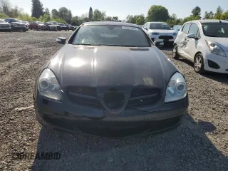 2006 Mercedes-Benz SLK-Class 3.0L with VIN WDBWK54F66F114895, listed as a Copart auction lot 55417885 with 128,984 mi miles and Salvage Title. Bid and sale history available at carsss.com. Image 5.