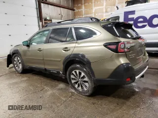 2025 Subaru Outback Limited with VIN 4S4BTANC7S3134557, listed as a Copart auction lot 47116245 with 9,524 mi miles and Salvage Title. Bid and sale history available at carsss.com. Image 2.