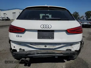 2015 Audi Q3 Premium Plus with VIN WA1BFCFS0FR001987, listed as a Copart auction lot 72962684 with 104,432 mi miles and Salvage title. Bid and sale history available at DreamBid. Image 6.