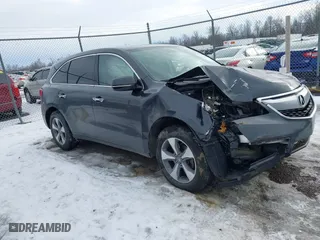 2016 Acura MDX with VIN 5FRYD4H26GB044762, listed as a IAAI auction lot 41400131 with 122,213 mi miles. Bid and sale history available at carsss.com. Image 1.