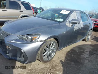 2017 Lexus IS with VIN JTHCM1D29H5020523, listed as a IAAI auction lot 41236471 with 1 mi miles. Bid and sale history available at carsss.com. Image 2.