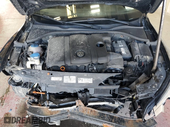 2012 Volkswagen Passat S with VIN 1VWAP7A38CC084490, listed as a Copart auction lot 57155005 with 243,113 mi miles and Salvage title. Bid and sale history available at DreamBid. Image 11.