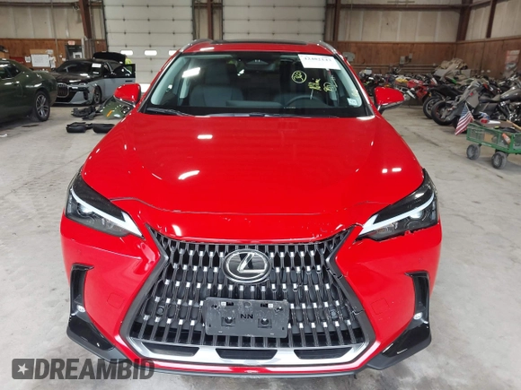 2025 Lexus NX 350 Premium z VIN 2T2GGCEZ5SC086994, wystawiony jako IAAI lot #42482143 z przebiegiem 169 mil mil oraz . Historia ofert i sprzedaży dostępna na DreamBid. Obrazek 12.