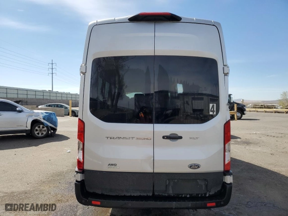 2022 Ford Transit Passenger Wagon XL with VIN 1FBVU5XG6NKA64831, listed as a Copart auction lot 49548785 with 35,773 mi miles and Clean Title. Bid and sale history available at carsss.com. Image 4.
