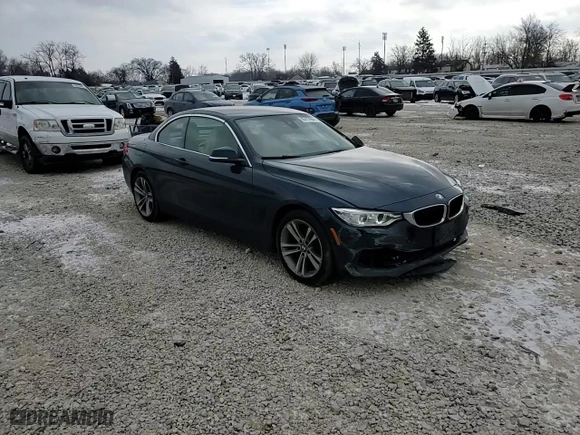 2016 BMW 4 Series 428i xDrive with VIN WBA3T1C55GP822924, listed as a Copart auction lot 86412984 with 45,652 mi miles and Salvage Title. Bid and sale history available at carsss.com. Image 10.