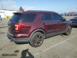 2018 Ford Explorer XLT with VIN 1FM5K7D83JGC94345, listed as a Copart auction lot 42829585 with 58,292 mi miles and Salvage Title. Bid and sale history available at carsss.com. Image 3.