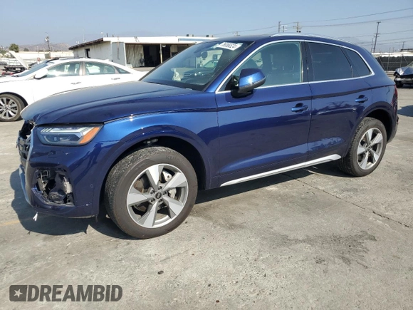 2023 Audi Q5 Prestige with VIN WA1CBAFYXP2066266, listed as a Copart auction lot 76066524 with 17,306 mi miles and Salvage Title. Bid and sale history available at carsss.com. Image 1.