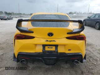 2022 Toyota Supra 3.0 with VIN WZ1DB0C06NW046509, listed as a Copart auction lot 64653075 with 46,472 mi miles and Clean title. Bid and sale history available at DreamBid. Image 6.