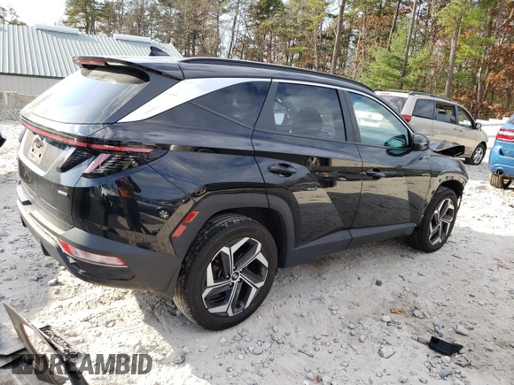 2023 Hyundai Tucson SEL with VIN 5NMJFCAE2PH186035, listed as a Copart auction lot 79243844 with 20,441 mi miles and Salvage Title. Bid and sale history available at carsss.com. Image 3.