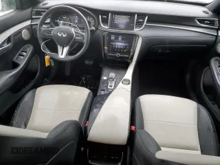 2023 Infiniti QX55 Essential z VIN 3PCAJ5KR6PF116065, wystawiony jako Copart lot #89245465 z przebiegiem 12 613 mil mil oraz Szkoda całkowita • Salvage title. Historia ofert i sprzedaży dostępna na DreamBid. Obrazek 8.