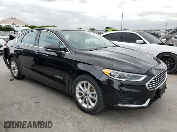 2019 Ford Fusion Hybrid SEL with VIN 3FA6P0MU5KR235893, listed as a Copart auction lot 49295113 with 129,936 mi miles. Bid and sale history available at carsss.com. Image 4.