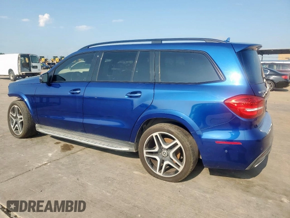 2018 Mercedes-Benz GLS 550 with VIN 4JGDF7DE6JB113256, listed as a Copart auction lot 59043595 with 114,008 mi miles and Clean title. Bid and sale history available at DreamBid. Image 2.