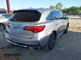 2020 Acura MDX w/Technology Pkg with VIN 5J8YD3H50LL005535, listed as a IAAI auction lot 41966614 with 40,604 mi miles. Bid and sale history available at carsss.com. Image 4.