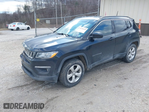 2017 Jeep Compass Latitude with VIN 3C4NJDBB6HT666092, listed as a IAAI auction lot 41199349 with 101,190 mi miles. Bid and sale history available at carsss.com. Image 2.
