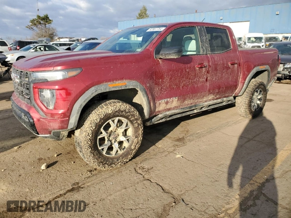 2024 GMC Canyon 4WD AT4X with VIN 1GTP6EEK9R1153150, listed as a Copart auction lot 82867754 with 2,140 mi miles and Salvage Title. Bid and sale history available at carsss.com. Image 1.