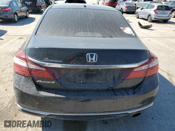 2016 Honda Accord Sedan EX with VIN 1HGCR2F74GA081979, listed as a Copart auction lot 47487595 with 144,547 mi miles and Clean Title. Bid and sale history available at carsss.com. Image 6.