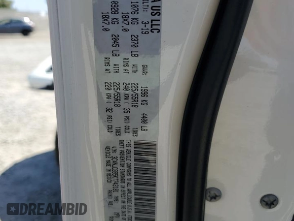 2019 Jeep Compass Altitude with VIN 3C4NJCBB5KT743181, listed as a Copart auction lot 53939405 with 88,270 mi miles and Salvage Title. Bid and sale history available at carsss.com. Image 14.