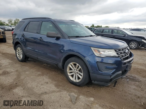 2016 Ford Explorer with VIN 1FM5K7BH2GGB78386, listed as a Copart auction lot 58615055 with 169,190 mi miles and Salvage title. Bid and sale history available at DreamBid. Image 4.