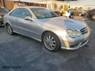 2003 Mercedes-Benz CLK-Class 5.0L with VIN WDBTJ75J83F052769, listed as a Copart auction lot 77492314 with 118,508 mi miles and Clean Title. Bid and sale history available at carsss.com. Image 4.