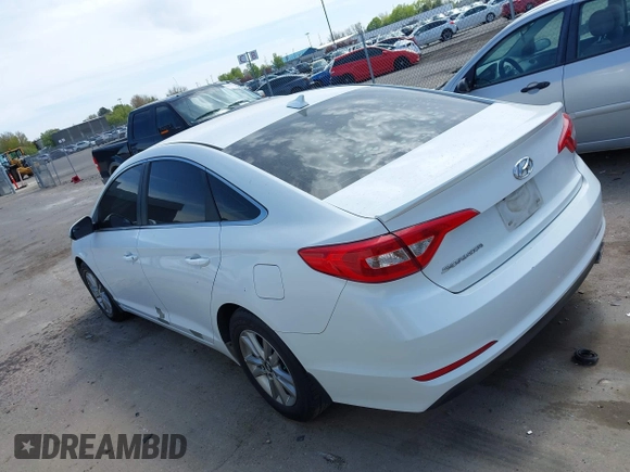 2016 Hyundai Sonata 2.4L with VIN 5NPE24AF6GH353754, listed as a IAAI auction lot 42117960 with 160,383 mi miles and . Bid and sale history available at carsss.com. Image 3.