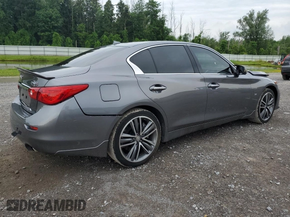 2015 Infiniti Q50 Premium z VIN JN1BV7AR3FM392685, wystawiony jako Copart lot #63233075 z przebiegiem 71 164 mil mil oraz Szkoda całkowita • Salvage title. Historia ofert i sprzedaży dostępna na DreamBid. Obrazek 3.