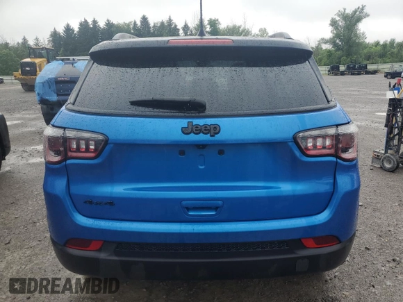 2023 Jeep Compass Latitude с VIN 3C4NJDBN7PT548285, выставлен на аукционе Copart как лот 61689895 с пробегом 19 749 миль миль и Списание • Salvage title. История ставок и продаж доступна на DreamBid. Изображение 6.