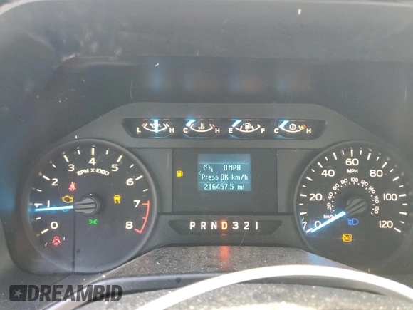 2016 Ford F-150 XL z VIN 1FTMF1C80GKD13636, wystawiony jako Copart lot #64203005 z przebiegiem 216 457 mil mil oraz Czysty tytuł • Clean title. Historia ofert i sprzedaży dostępna na DreamBid. Obrazek 8.