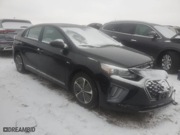 2020 Hyundai Ioniq Plug-In Hybrid SE with VIN KMHC65LD3LU235167, listed as a Copart auction lot 87891755 with NaN miles and Salvage Title. Bid and sale history available at carsss.com. Image 4.